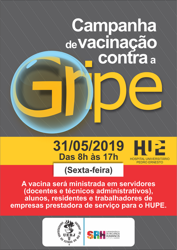 CARTAZ Campanha de Vacinação contra a gripe